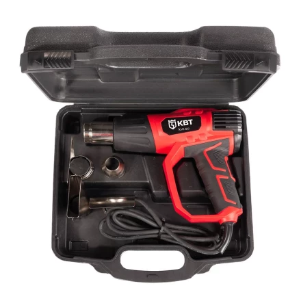 Фен технический КВТ ТТ-2000-3 LCD мощностью 2000 Вт с LCD-дисплеем (102934) купить в Нягани