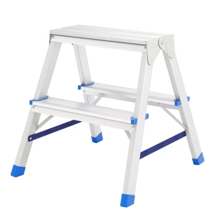 Стремянка двусторонняя 2 ступени алюминиевая Сибртех 97922 купить в Нягани