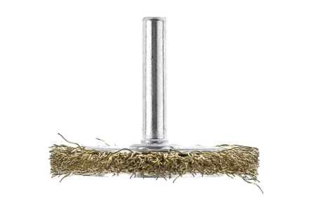 Кордщетка HAMMER плоская 50мм для дрели гофрированная латунированная сталь (207-205) купить в Нягани