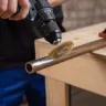 Кордщетка HAMMER плоская 50мм для дрели гофрированная латунированная сталь (207-205) купить в Нягани