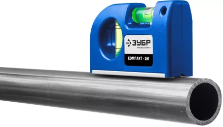 ЗУБР КОМПАКТ - 2М, 85 мм, магнитный компактный уровень, Профессионал (34551) купить в Нягани