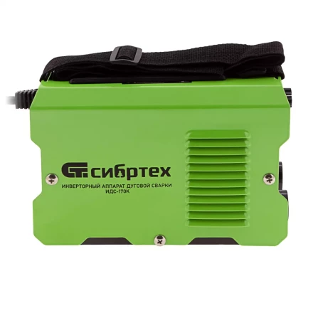 Инверторный аппарат дуговой сварки ИДС-170K, 170 А, ПВ 80%, диаметр электрода 1,6-3,2 мм Сибртех 94393 купить в Нягани