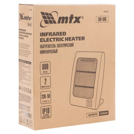 Инфракрасный обогреватель MTX 96448, IQH-800, 230В, 800 Вт купить в Нягани