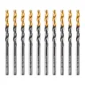 Сверло по металлу, 4,2 мм, HSS-Tin, Golden Tip, 10 шт. Denzel 717210 купить в Нягани