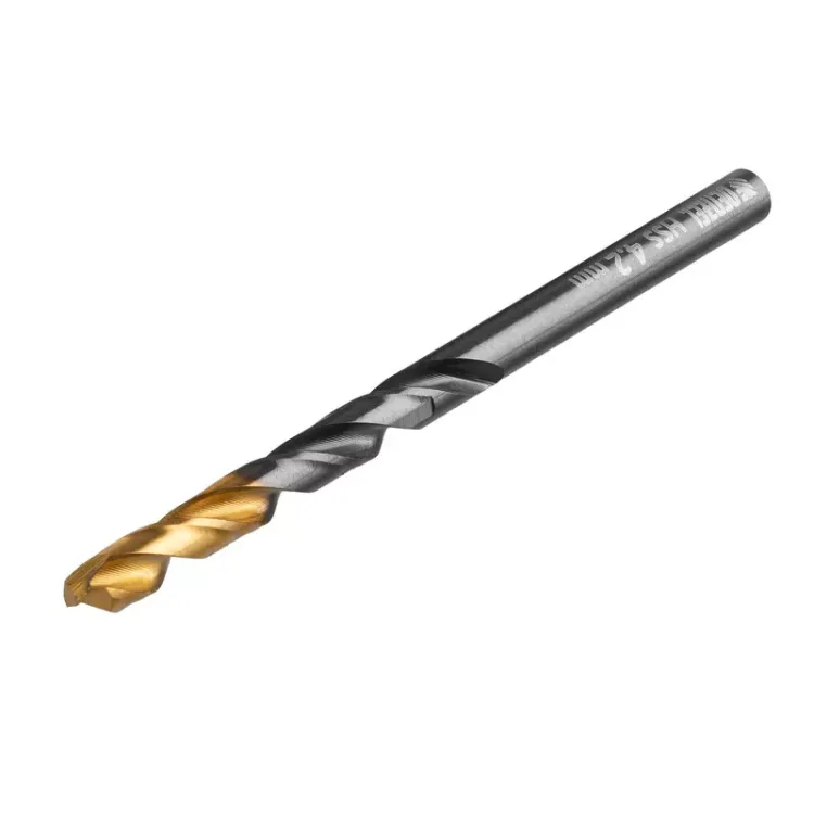 Сверло по металлу, 4,2 мм, HSS-Tin, Golden Tip, 10 шт. Denzel 717210 купить в Нягани