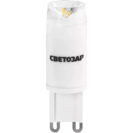 Лампа СВЕТОЗАР светодиодная &quot;LED technology&quot;, цоколь G9, теплый белый свет (3000 К), 2,5Вт (20) 44595-20 купить в Нягани