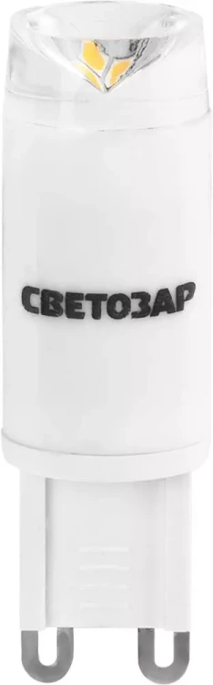 Лампа СВЕТОЗАР светодиодная "LED technology", цоколь G9, теплый белый свет (3000 К), 2,5Вт (20) 44595-20 купить в Нягани