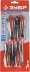 Набор ЗУБР &quot;МАСТЕР&quot;: Отвертки, Cr-v, эргономичная двухкомпонентная рукоятка, 4шт 25065-H4_z03 купить в Нягани