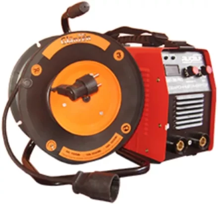 Сварочный удлинитель силовой 30м  на катушке с выносной розеткой GLANZEN ПВС 2х2,5 EB-30-010 купить в Нягани