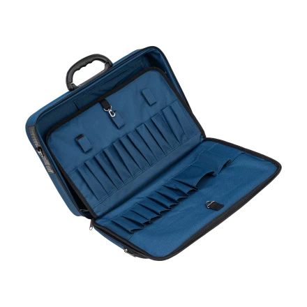 Кейс монтера Сибртех 90237, 470х340х110 мм, 25 карманов, наплечный ремень купить в Нягани