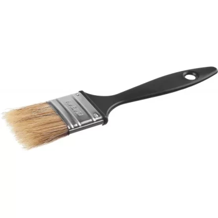 Кисть плоская СИБИН, пластиковая ручка, светлая щетина, 38мм 01008-038 купить в Нягани