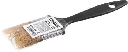 Кисть плоская СИБИН, пластиковая ручка, светлая щетина, 38мм 01008-038 купить в Нягани