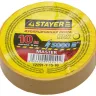 Изолента, STAYER Master 12291-Y-15-10, ПВХ, 5000 В, 15мм х 10м, желтая 12291-Y-15-10 купить в Нягани