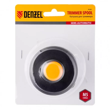 Катушка триммерная полуавтоматическая для Denzel TE-350 гайка M5 Denzel 96348 купить в Нягани