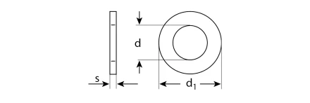 Шайбы DIN 125A пакет серия ЭКСПЕРТ купить в Нягани