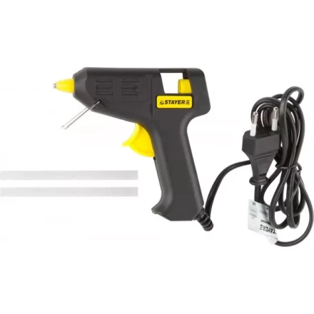 Пистолет STAYER &quot;MASTER&quot; клеевой (термоклеящий) электрический, 10Вт/220В, 7мм 2-06801-10-07_z01 купить в Нягани