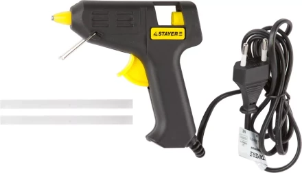 Пистолет STAYER &quot;MASTER&quot; клеевой (термоклеящий) электрический, 10Вт/220В, 7мм 2-06801-10-07_z01 купить в Нягани