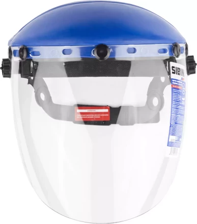 Щиток защитный лицевой СИБИН с экраном из поликарбоната 11089 купить в Нягани