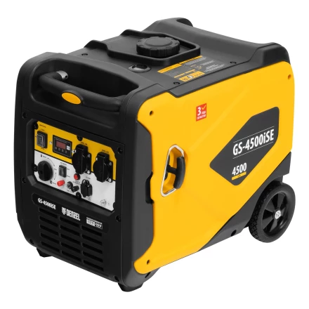 Генератор инверторный GS-4500iSE, 4,5 кВт, 230 В, закрытый корпус,электростартер// Denzel 94714 купить в Нягани