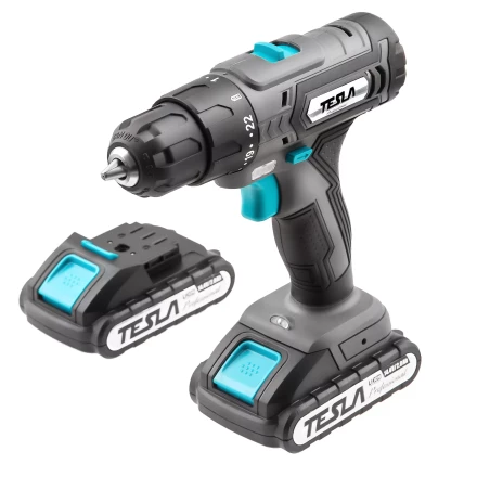 Аккумуляторная дрель TESLA TCD142DC с скейсом купить в Нягани