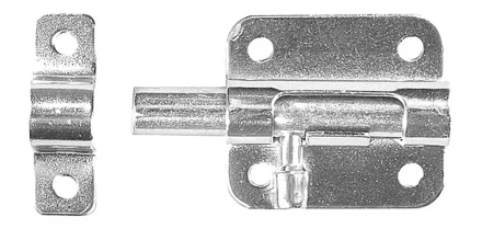 Задвижка накладная для окон и мебели &quot;ШП-10 БЦ&quot;, цвет белый/цинк, 30мм 37741-30 купить в Нягани