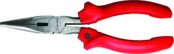 Длинногубцы Standard 200 мм прямые шлифованные пластмассовые рукоятки MATRIX 17154 купить в Нягани