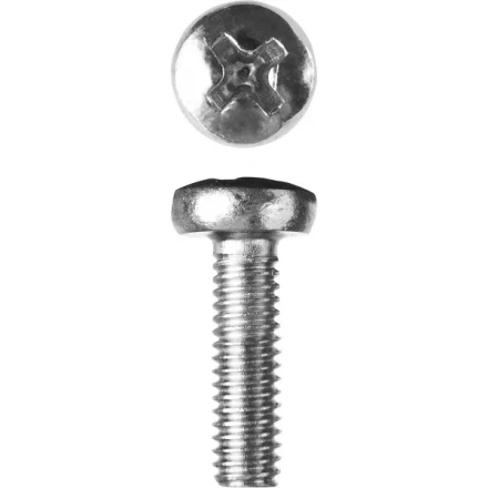 Винт ЗУБР &quot;МАСТЕР&quot; DIN 7985, класс прочности 4.8, оцинкованный, M4x10мм, 5кг 303150-04-010 купить в Нягани