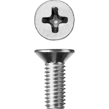 Винт ЗУБР &quot;МАСТЕР&quot; DIN 965, класс прочности 4.8, оцинкованный, M6x16мм, 5кг 303110-06-016 купить в Нягани