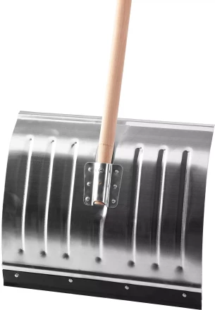 Лопата снеговая алюминиевая с деревянным черенком, 430мм, СИБИН 421857 421857 купить в Нягани