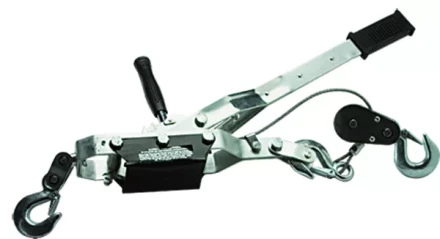 Лебедка рычажная тяга - 4 т подъем - 1.6 т двойное храповое колесо  MATRIX 52225 купить в Нягани