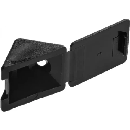 Уголок мебельный ЗУБР с шурупом, цвет черный, 4,0x15мм, ТФ6, 4шт 4-308256-7 купить в Нягани