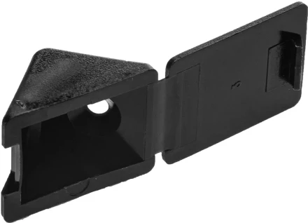 Уголок мебельный ЗУБР с шурупом, цвет черный, 4,0x15мм, ТФ6, 4шт 4-308256-7 купить в Нягани