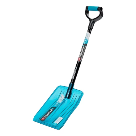 Лопата для уборки снега Palisad 61799, поликарбонат, 260х310х870 мм, стальной черенок, LUXE купить в Нягани