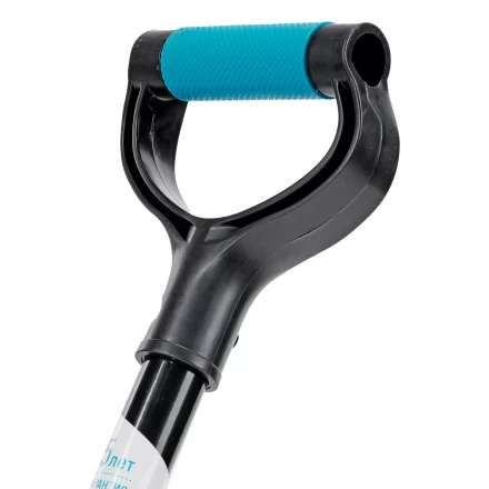 Лопата для уборки снега Palisad 61799, поликарбонат, 260х310х870 мм, стальной черенок, LUXE купить в Нягани