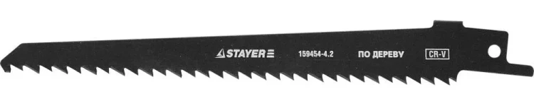 Полотно STAYER "PROFI" S644D для сабел эл. ножовки Cr-V,быстр,чистый,прям и фигур рез по дереву,фанере,ДСП,пластику 159454-4.2 купить в Нягани