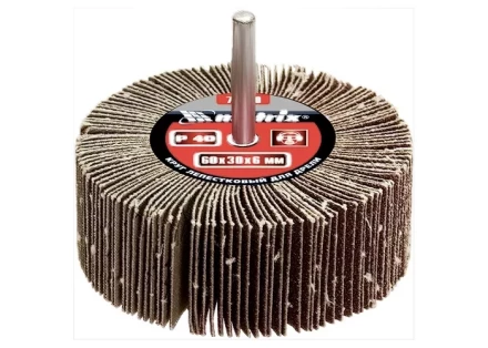 Круг лепестковый для дрели P 40 60 х 30 х 6 мм MATRIX 74120 купить в Нягани