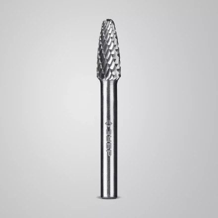 Зубр Твердосплавная борфреза F - парабола с закругленным углом, 8 х 20 мм, радиус 2.0 мм (28805-8-20) купить в Нягани