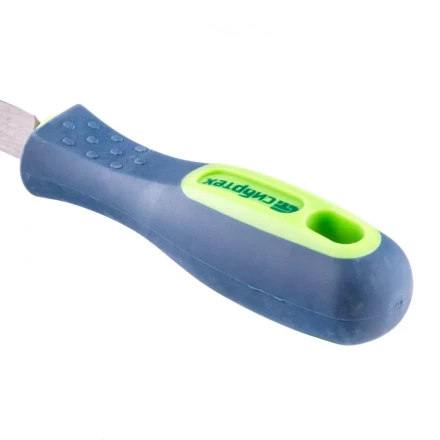 Напильник 300 мм трехгранный двухкомпонентная рукоятка №2 Сибртех 16031 купить в Нягани