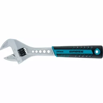 Ключ разводной, 200 мм,CrV, двухкомпонентная ручка  GROSS 15561 купить в Нягани