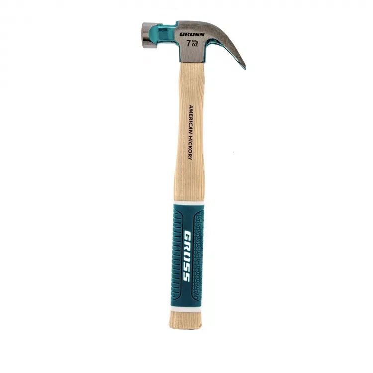 Молоток-гвоздодер с магнитом GROSS AMERICAN HICKORY 200 г угол 45 обрезиненная рукоятка 10414 купить в Нягани