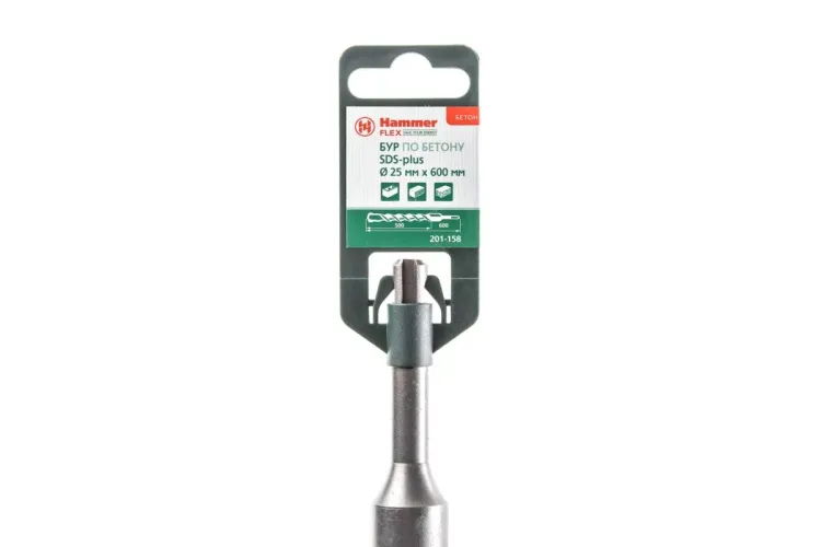 Бур HAMMER Ф25х600мм SDS Plus (201-158) купить в Нягани