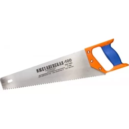 Ножовка "ИЖ" "ПРЕМИУМ" по дереву с двухкомпонентной пластиковой рукояткой, шаг 4мм, 400мм 1520-40-04_z01
