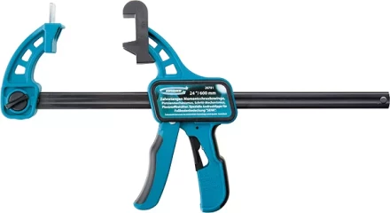 Струбцина реечная быстрозажим, пистолетного типа, пошаг. мех. пласт. корп. 24&quot; (600 мм) GROSS 20701 купить в Нягани