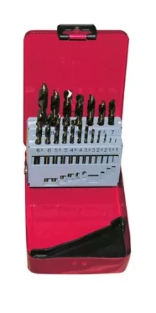 Набор сверл д/мет.Р6М5  13шт.в мет.футляре 1/50 25213 купить в Нягани