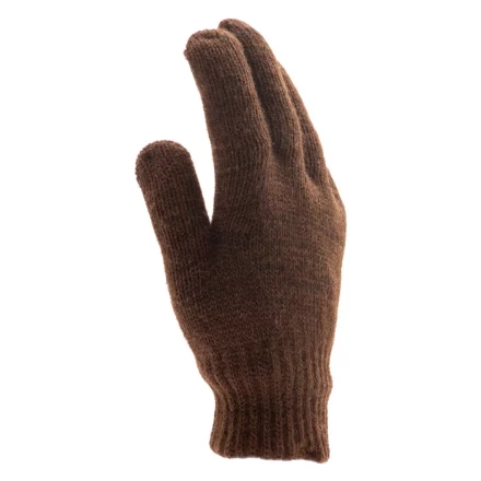 Перчатки трикотажные, двойные, верблюжья и овечья шерсть, ПВХ покрытие, Россия, Сибртех 68635 купить в Нягани