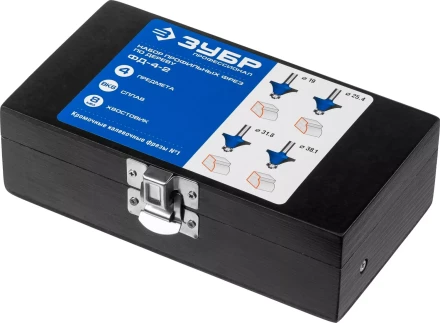 ЗУБР 4 шт, набор профильных фрез по дереву, Профессионал (28795-H4-2) купить в Нягани