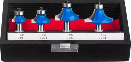 ЗУБР 4 шт, набор профильных фрез по дереву, Профессионал (28795-H4-2) купить в Нягани