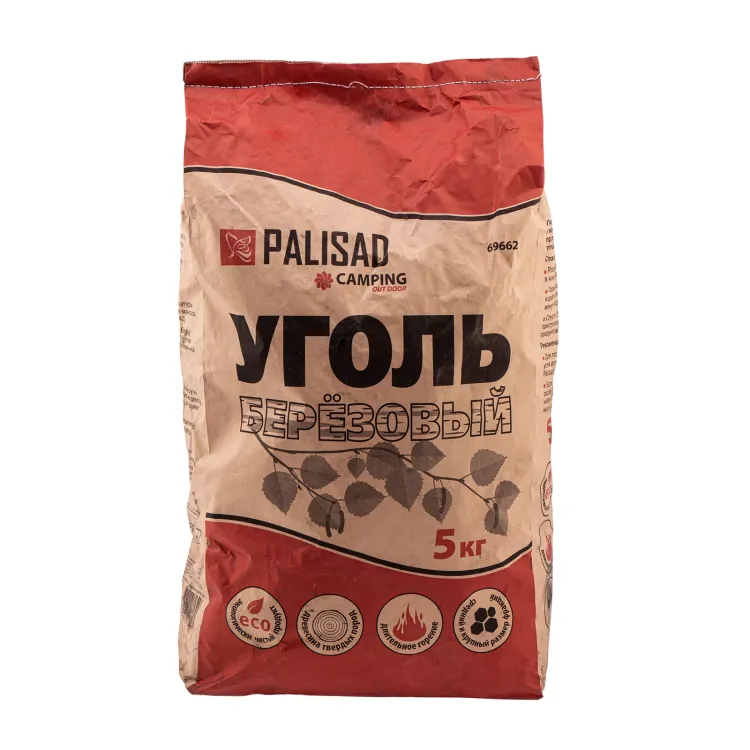 Уголь берёзовый, 5 кг Россия Camping Palisad 69662 купить в Нягани
