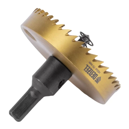 Коронка по металлу HSS, 70 мм, нитридтитановое покрытие Denzel 724123 купить в Нягани