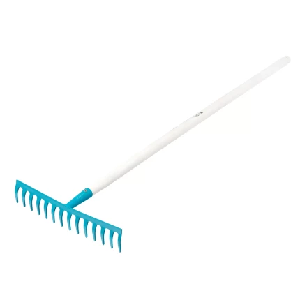 Грабли стальные Palisad, 360х1250 мм, 14 прямых зубьев, деревянный лакированный черенок, Luxe 6178988 купить в Нягани